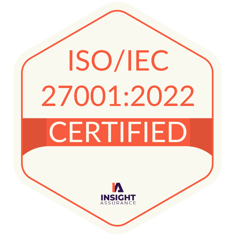 ISO/IEC 27001:2022 Certified
